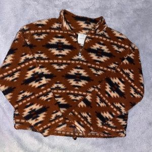 American Eagle Sherpa pullover